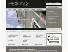 Tablet Screenshot of deindeodusanya.com